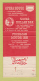 Matchbook Cover - Puebloan Motor Hotel Pueblo Colorado girlie 30 Strike