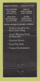 Matchbook Cover Old San Francisco Steak girlie San Antonio Houston TX 30 Strike