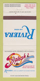 Matchbook Cover - Riviera Hotel Casino Las Vegas NV girlie 30 Strike
