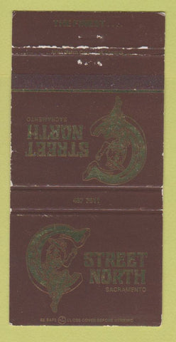 Matchbook Cover - C Street North Sacramento CA girlie WEAR 30 Strike