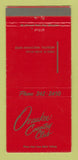 Matchbook Cover - Ozaukee Country Club Mequon WI 30 Strike