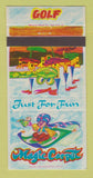 Matchbook Cover - Magic Carpet Golf mini Lake Tahoe CA Gurneville 30 Strike