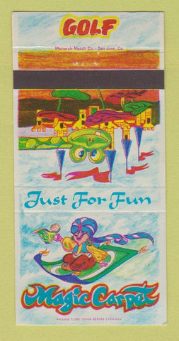 Matchbook Cover - Magic Carpet Golf mini Lake Tahoe CA Gurneville 30 Strike