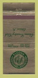 Matchbook Cover - Elcona Country Club Elkhart IN 30 Strike