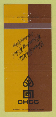 Matchbook Cover - Crest Hills Country Club Amberley Village 30 Strike