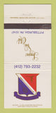 Matchbook Cover - Longue Vue Club Pittsburgh PA 30 Strike