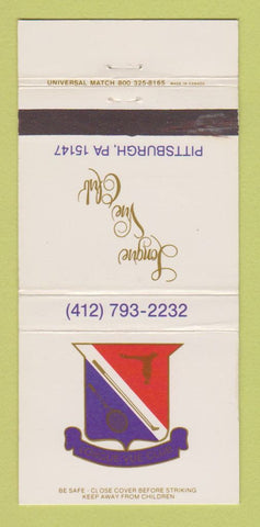 Matchbook Cover - Longue Vue Club Pittsburgh PA 30 Strike