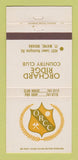 Matchbook Cover - Orchard Ridge Country Club Fort Wayne IN 30 Strike