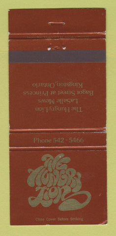 Matchbook Cover - The Hungry Lion Kingston ON 30 Strike