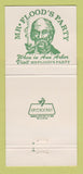 Matchbook Cover - Larry's Restaurant Warren Ann Arbor MI 30 Strike