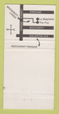 Matchbook Cover - La Bagatelle Toronto ON restaurant 30 Strike