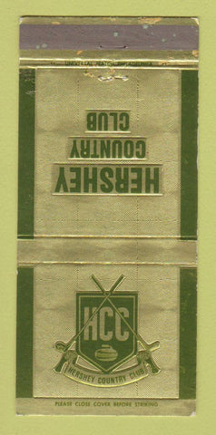 Matchbook Cover - Hershey Country Club PA WEAR 30 Strike