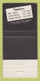 Matchbook Cover - West Shore Country Club Cam Hill PA 30 Strike