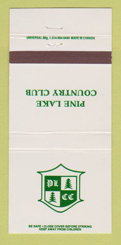 Matchbook Cover - Pine Lake Country Club 30 Strike