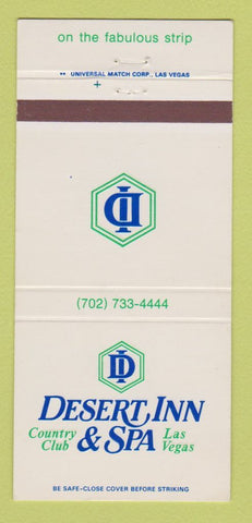 Matchbook Cover - Desert Inn Country Club Las Vegas NV 30 Strike