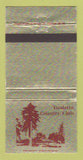Matchbook Cover - Tualatin Country Club WEAR 30 Strike
