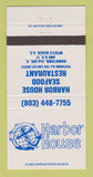 Matchbook Cover - Harbor House Seafood Myrtle Beach SC WORN BACK 30 Strike