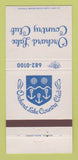 Matchbook Cover - Orchard Lake Country Club 30 Strike