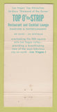 Matchbook Cover - Dunes Hotel Casino Las Vegas NV WEAR 30 Strike