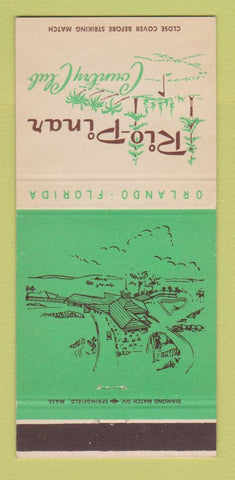 Matchbook Cover - Rio Pinar Country Club Orlando FL 30 Strike