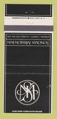 Matchbook Cover - Sonoma Mission Inn CA 30 Strike