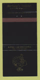 Matchbook Cover - Hartwig's Gobbler Supper Club Johnson Creek WI WEAR 30 Strike