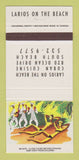 Matchbook Cover - Larios on the Beach Miami Beach FL 30 Strike