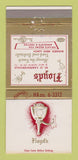 Matchbook Cover - Floyd's Restaurant Carpentersville IL 30 Strike