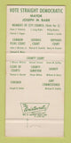 Matchbook Cover - Peter F Flaherty for City Council Pittsburgh PA 30 Strike