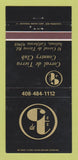Matchbook Cover - Corral de Tierra Country Club Salinas CA 30 Strike