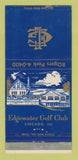 Matchbook Cover - Edgewater Golf Club Chicago IL 30 Strike