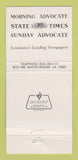 Matchbook Cover - State Times Newspaper Baton Rouge LA Richard Nixon 30 Strike