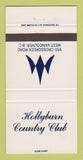Matchbook Cover - Hollyburn Country Club West Vancouver BC 30 Strike