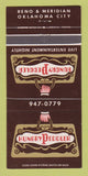 Matchbook Cover - Hungry Peddler Restaurant Oklahoma City OK 30 Strike