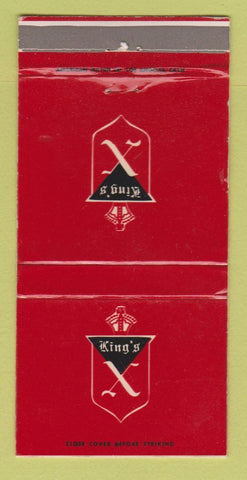 Matchbook Cover - King's X Los Angeles CA WEAR 30 Strike
