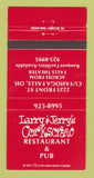 Matchbook Cover Larry & Jerry's Corkscrew Restaurant Cuyahoga Falls OH 30 Strike
