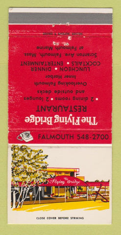 Matchbook Cover - Flying Bridge Restaurant Falmouth ME WEAR 30 Strike