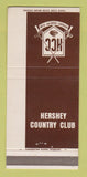 Matchbook Cover - Hershey Country Club PA 30 Strike