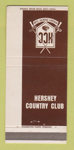 Matchbook Cover - Hershey Country Club PA 30 Strike
