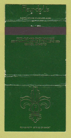 Matchbook Cover - Fleur de Lis Milwaukee WI Cudahy Tower WEAR 30 Strike