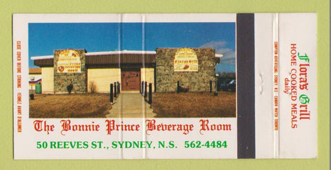 Matchbook Cover - Flora's Grill Sydney NS 30 Strike