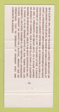 Matchbook Cover - Brasserie Goulue Charlesbourg QC Toulouse Lautrec 30 Strike