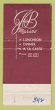 Matchbook Cover - HB Mario's Paramus NJ restaurant WEAR 30 Strike