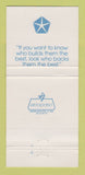 Matchbook Cover - South Boulevard Chrysler Plymouth Charlotte NC 30 Strike