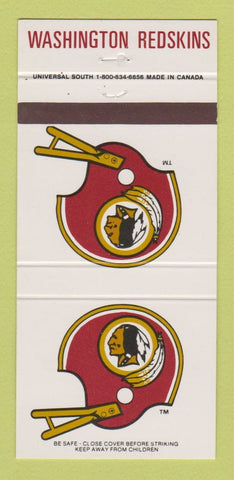 Matchbook Cover - Redskins Football Portsmouth VA Baseball Card Shop 30 Strike