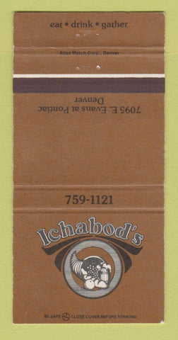 Matchbook Cover - Ichabod's Restaurant Denver Colorado 30 Strike