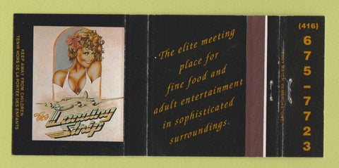 Matchbook Cover - Landing Strip Strip Club girlie Toronto ON 30 Strike
