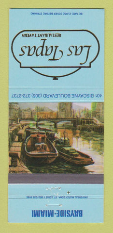 Matchbook Cover - Las Tapas Restaurant Miami FL 30 Strike