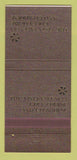 Matchbook Cover - Vista Velencia Golf Course Valencia CA 30 Strike