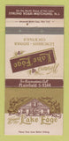 Matchbook Cover - Werner's Lake Edge Restaurant Watchung NJ 30 Strike